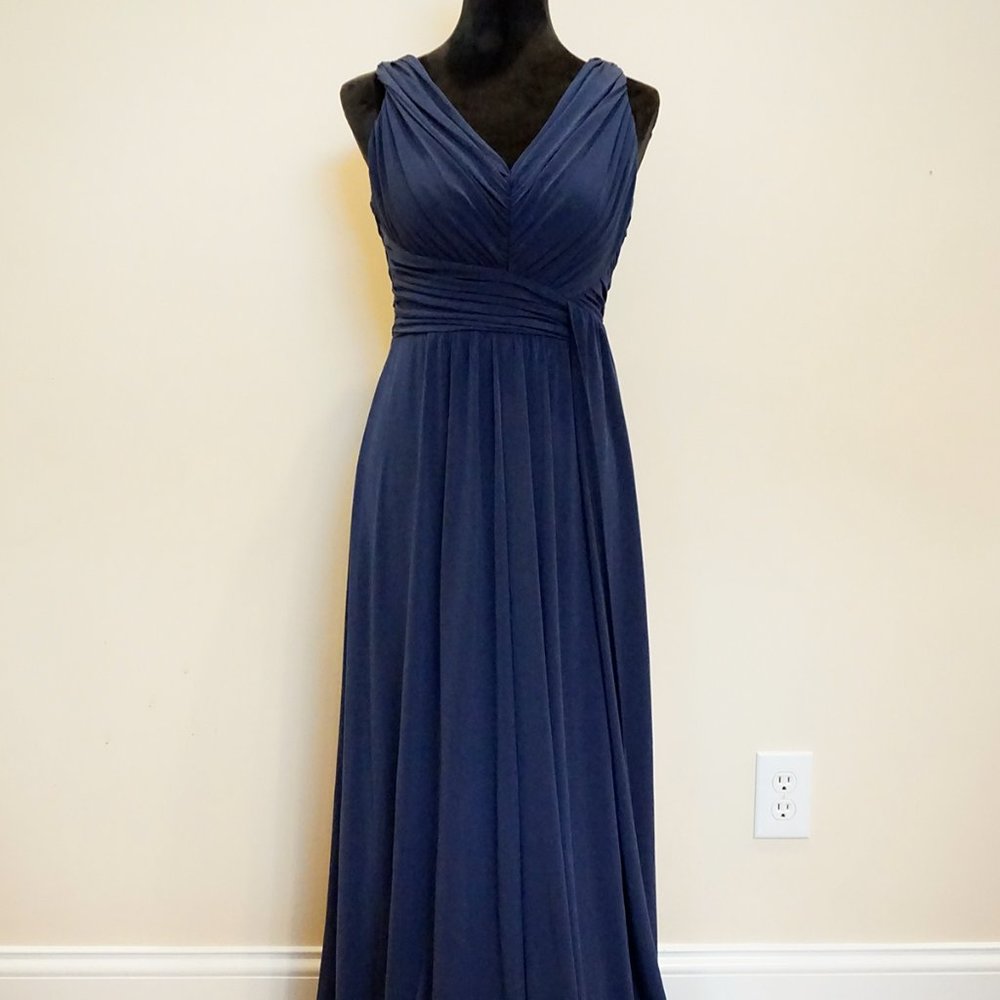 Navy Blue Formal Gown by Sangria